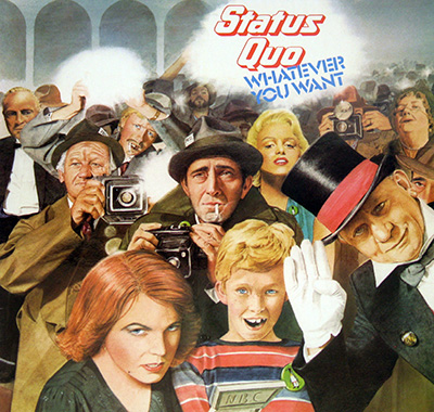 STATUS QUO - Whatever you Want  album front cover vinyl record